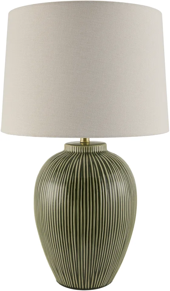Opio  Hand Painted 29"H x 18"W x 18"D Accent Table Lamp
