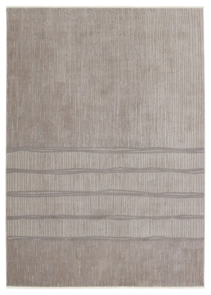 Ewan Abstract Taupe/ Gray Area Rug (7'10"X10'10")