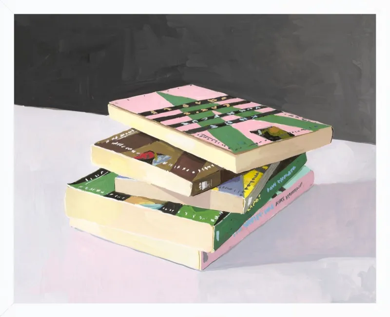 Vonnegut Stack by Elizabeth Mayville for Artfully Walls