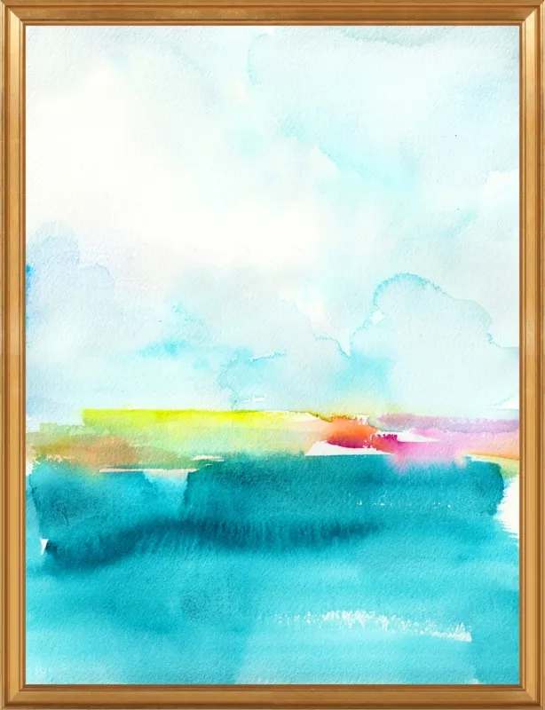 Oceanscape II by Christine Lindstrom for Artfully Walls