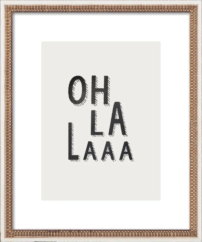 Oh la la by Lonneke de Roos - Kind of Style for Artfully Walls