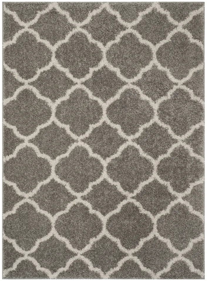 Arlo Home Woven Area Rug, SG168C, Grey/Ivory,  5' 1" X 7' 6"