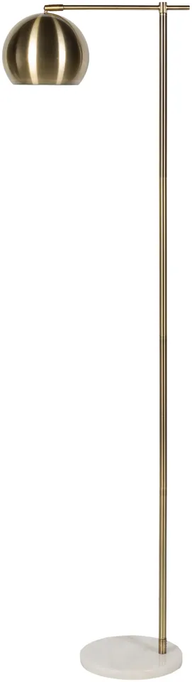 Hartford Metallic - Brass Polished 63"H x 19"W x 10"D Task Floor Lamp