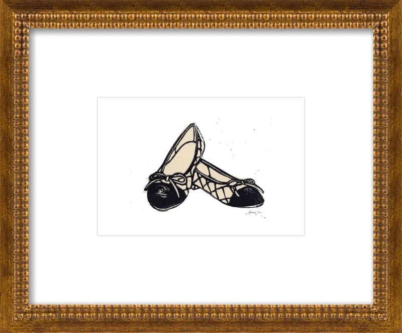 Chanel Ballet Flats by Anna See for Artfully Walls