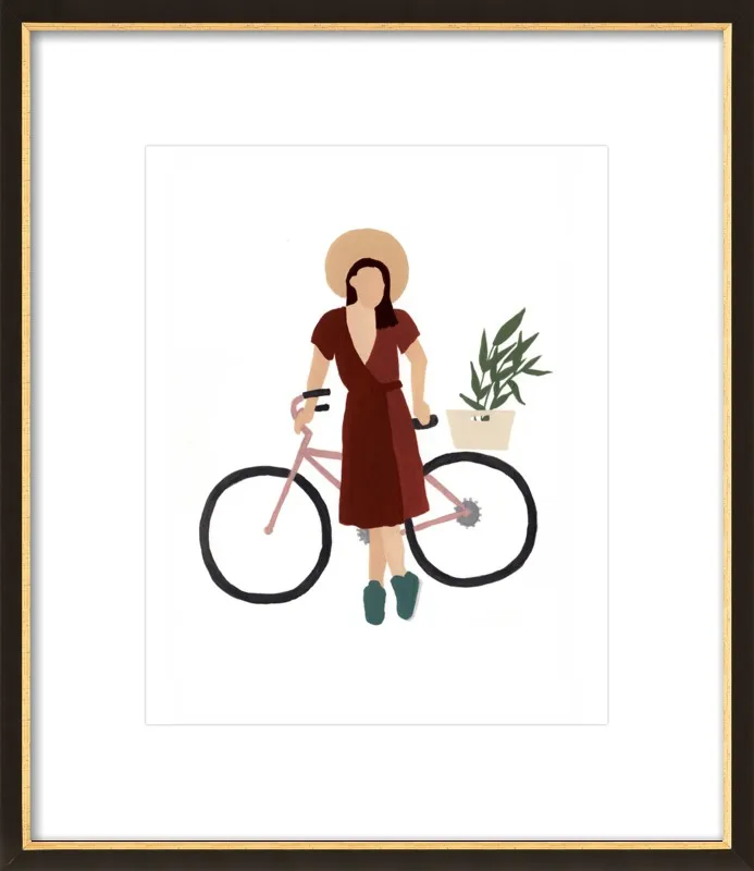 Biking Beauty by Taylor Ann for Artfully Walls