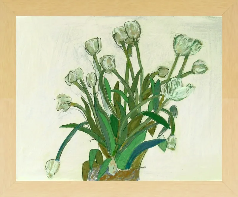 viridiflora tulip by Liz Innvar for Artfully Walls