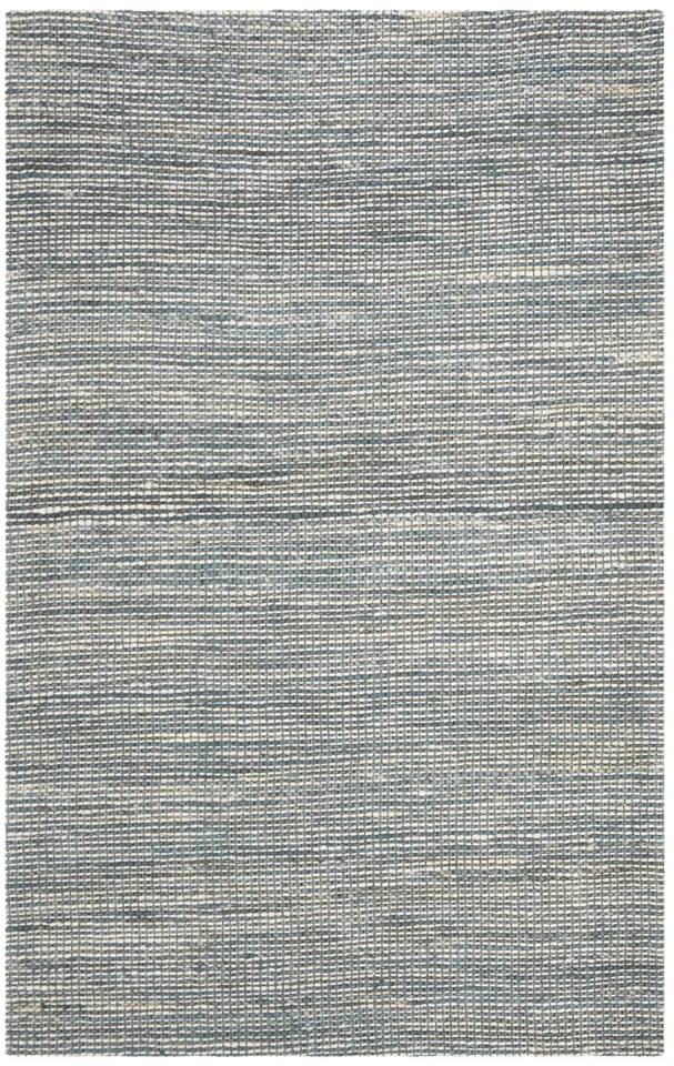 Arlo Home Hand Loomed Area Rug, MRB303M, Blue/Ivory,  3' X 5'