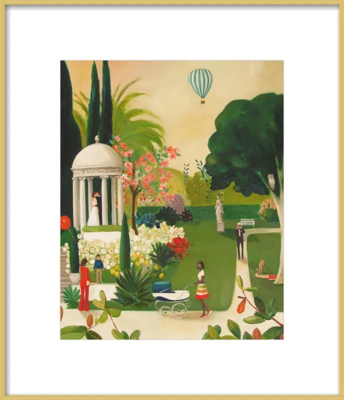 A Fainting in the Botanical Gardens by Janet Hill for Artfully Walls