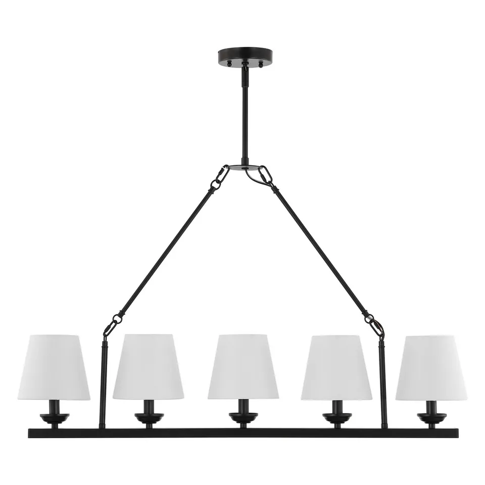 Josphete 5 Light 37.5" Chandelier - Black