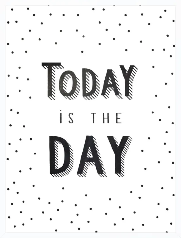 Today is the day by Lonneke de Roos - Kind of Style for Artfully Walls