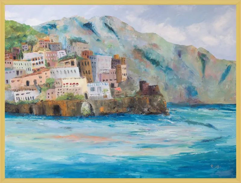 Amalfi Coast by Renee A Ortiz for Artfully Walls