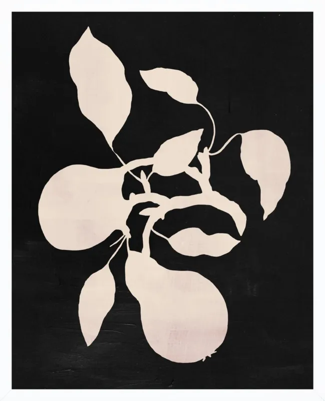 pears black and white by Ruti Shaashua for Artfully Walls