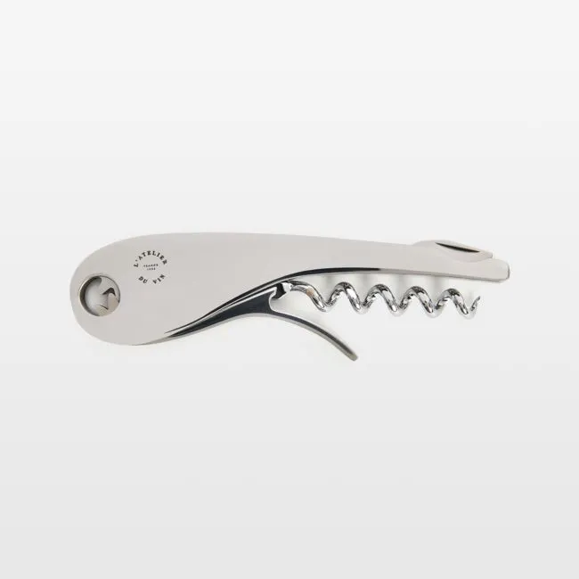 L'Atelier du Vin Silver Soft Machine Wine Corkscrew