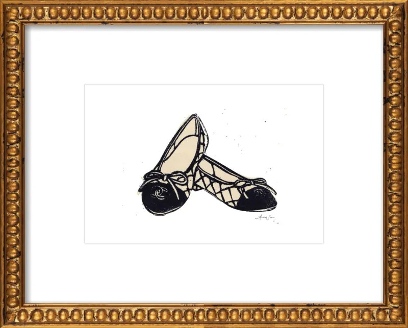 Chanel Ballet Flats by Anna See for Artfully Walls