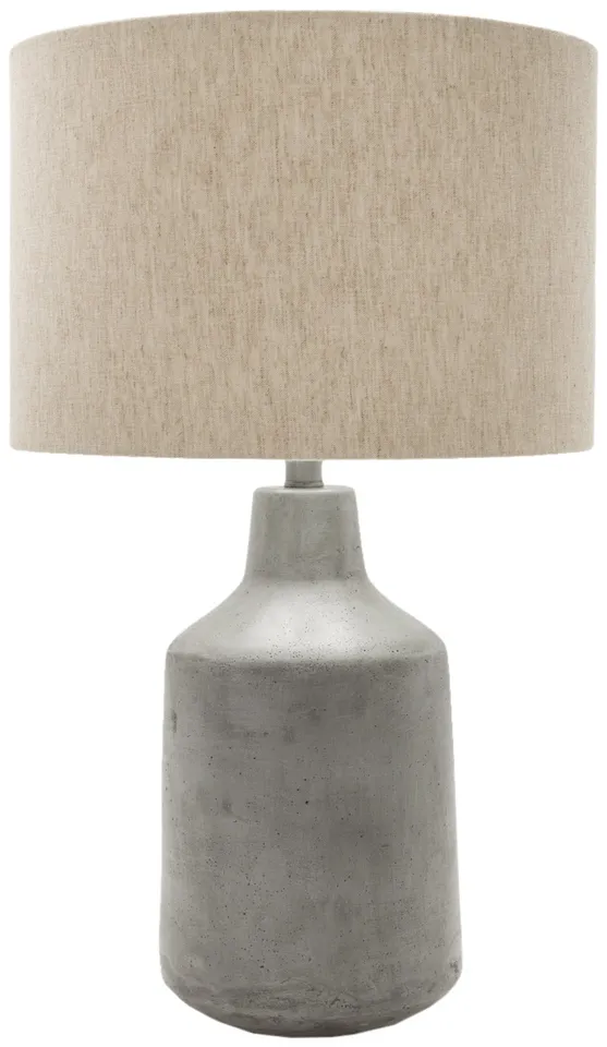 Foreman Medium Gray Hand Finished 25"H x 15"W x 15"D Accent Table Lamp
