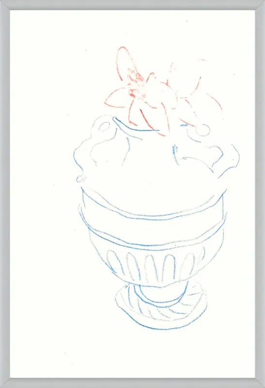 Sevres vase by Shanti Shea An for Artfully Walls