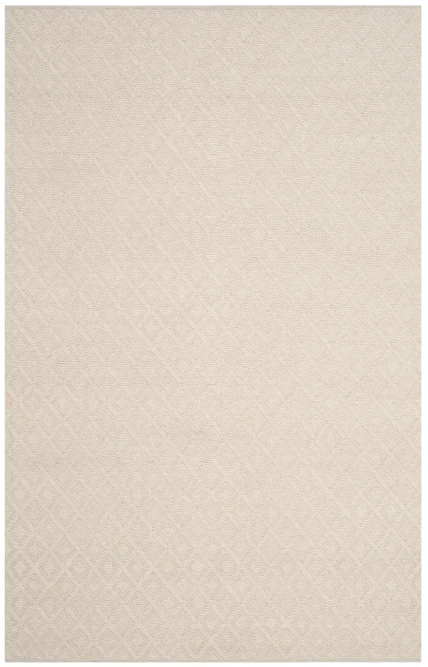 Arlo Home Hand Woven Area Rug, VRM104A, Ivory,  6' X 9'
