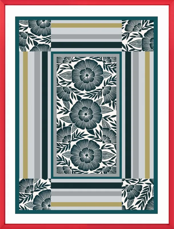Botanical Frame 1 by Katharine Watson for Artfully Walls