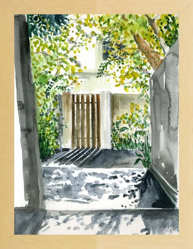 Garden Gate by Miri Eshet for Artfully Walls