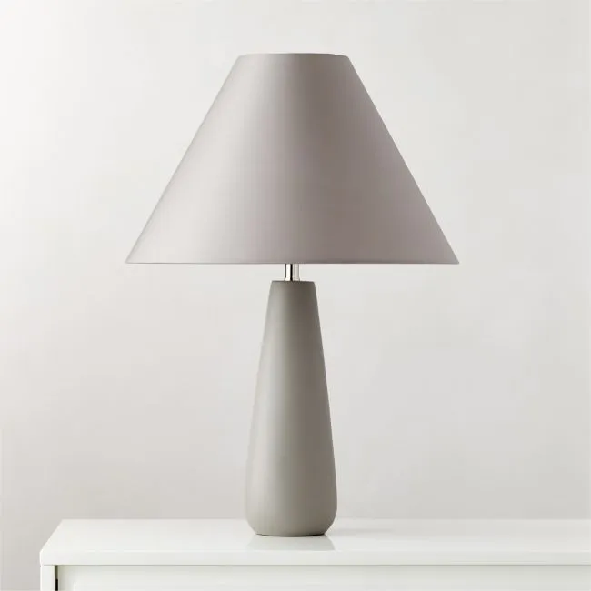 Polar Grey Cement Table Lamp