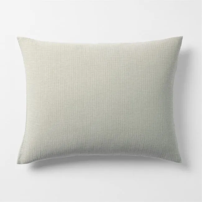 Biscuit Gauze Verte Green Kids Pillow Sham