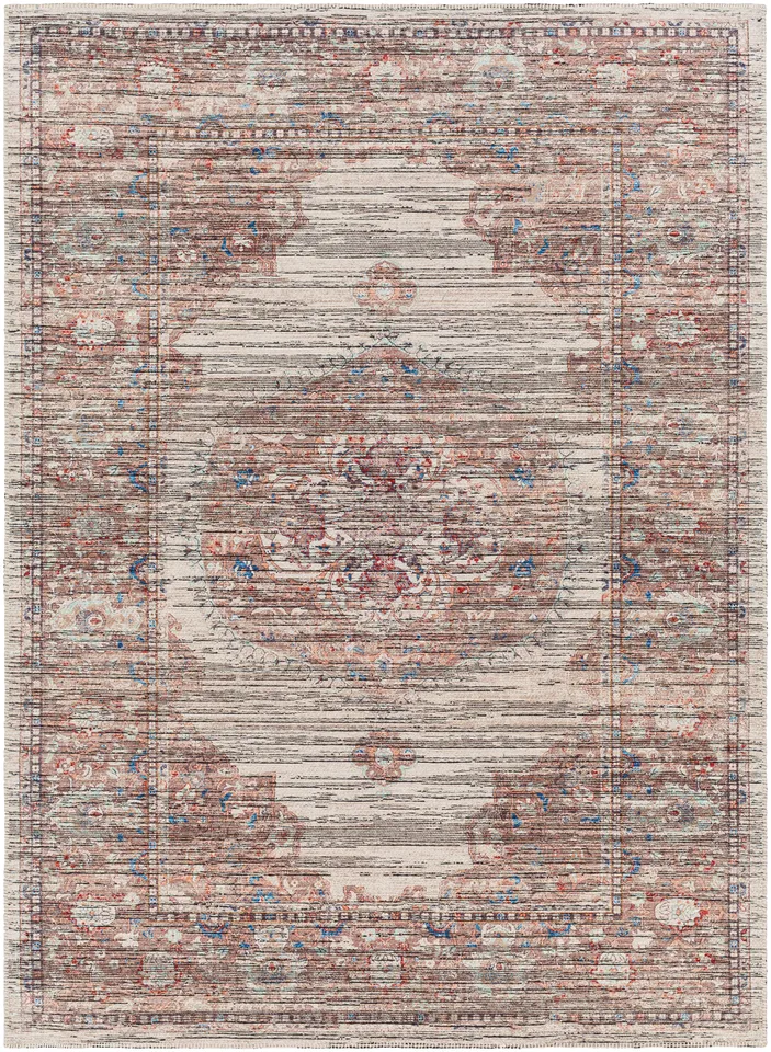 Nolita Beige Indoor 9'10" x 13' Machine Woven Rug