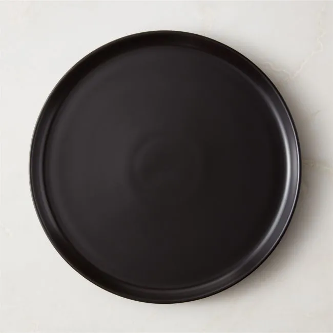 Mori Matte Black Dinner Plate