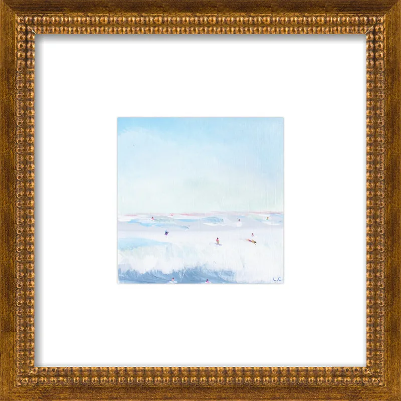 Soft Blue Surf  by Caroline Chriss  for Artfully Walls
