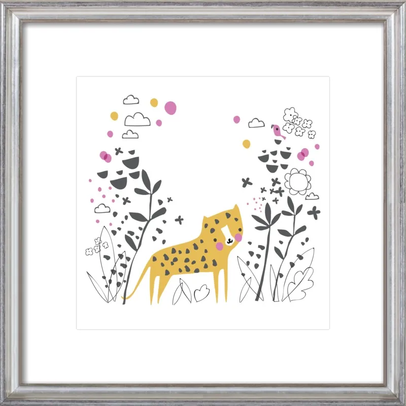Little jungle leopard by Lizzie Mackay for Artfully Walls