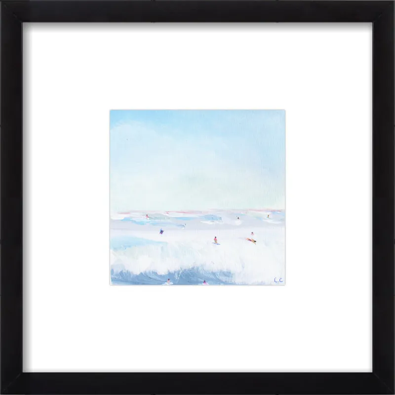 Soft Blue Surf  by Caroline Chriss  for Artfully Walls