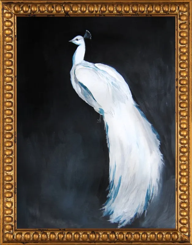 White Peacock II by Christine Lindstrom for Artfully Walls