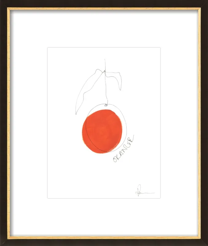 Orange by Polly Mann for Artfully Walls