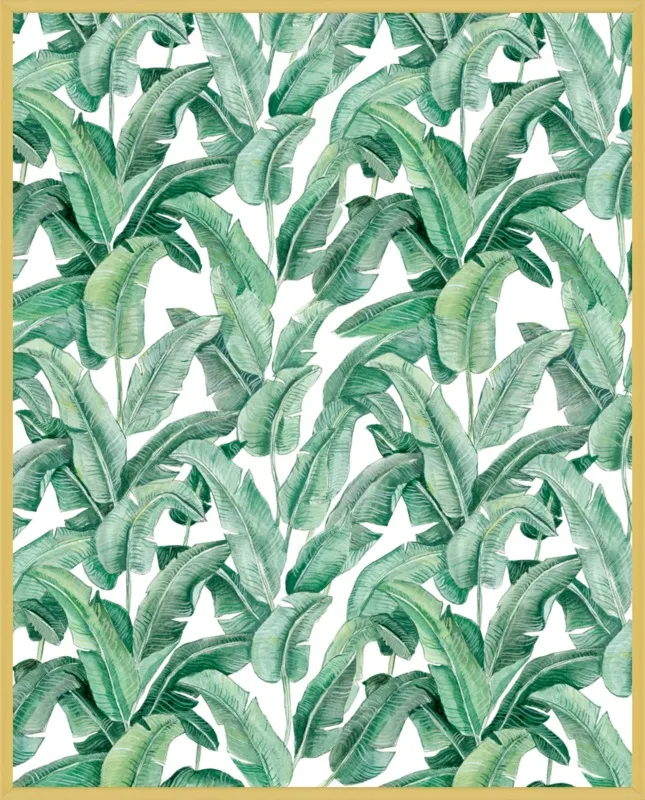 Banana Leaves by Lana Effron for Artfully Walls