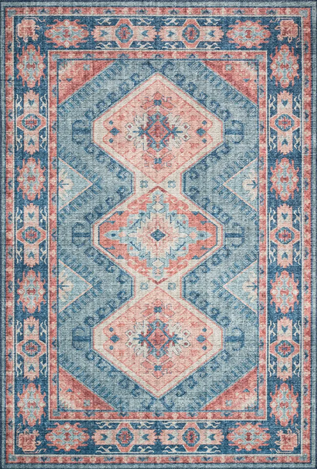 SKYE SKY-03 TURQUOISE / TERRACOTTA 6'-0" x 6'-0" Round