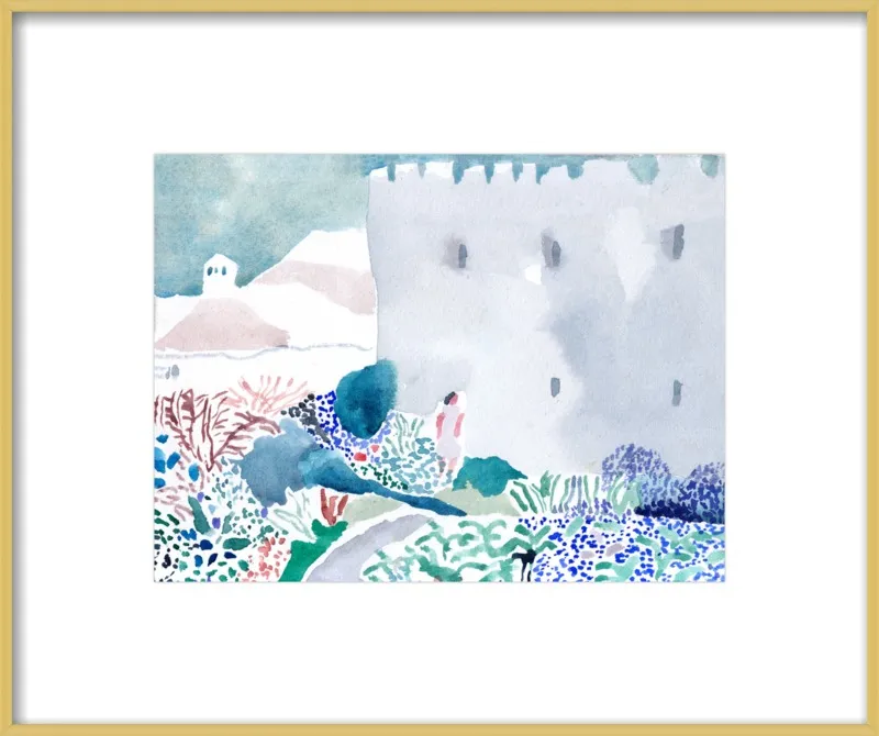 Castle Flowers by Charlotte Ager for Artfully Walls