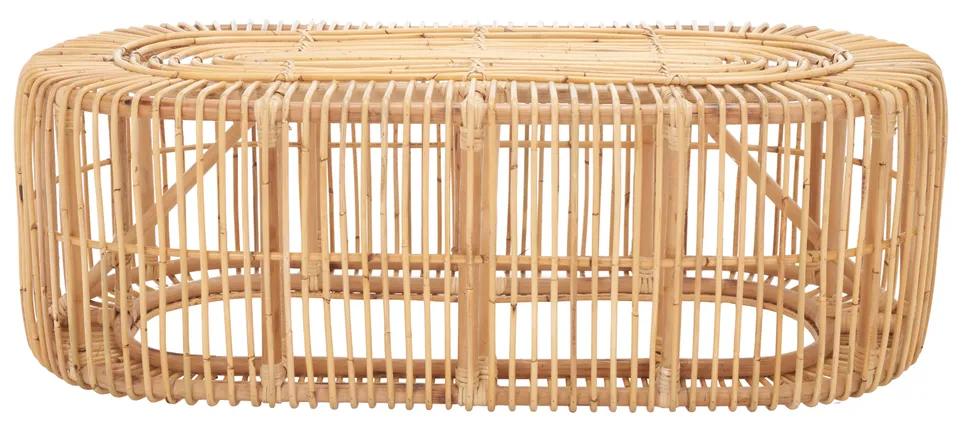 Jabez Oval Coffee Table - Honey Natural