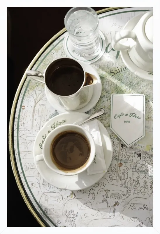 Chocolat chaud au Café de Flore by Lauren & Annael Tolila for Artfully Walls