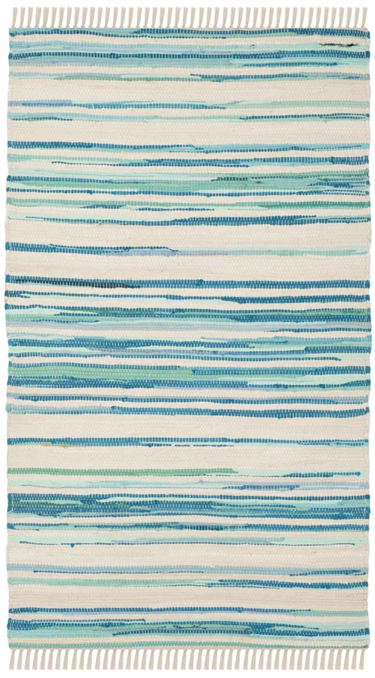 Arlo Home Hand Woven Area Rug, RAR126D, Ivory/Green,  3' X 5'