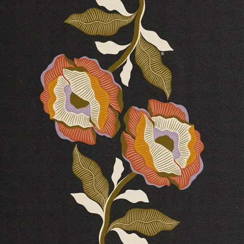 Together Ii by Parrott Paints - Shower Curtain Standard 71" x 74" with Rings