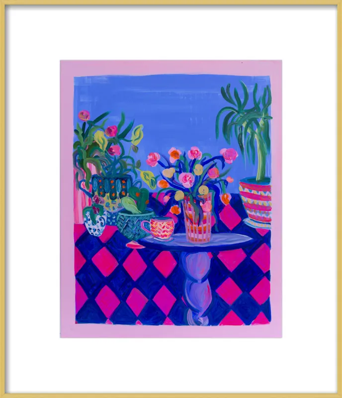 Pots and Plants painting by Davina Shefet for Artfully Walls