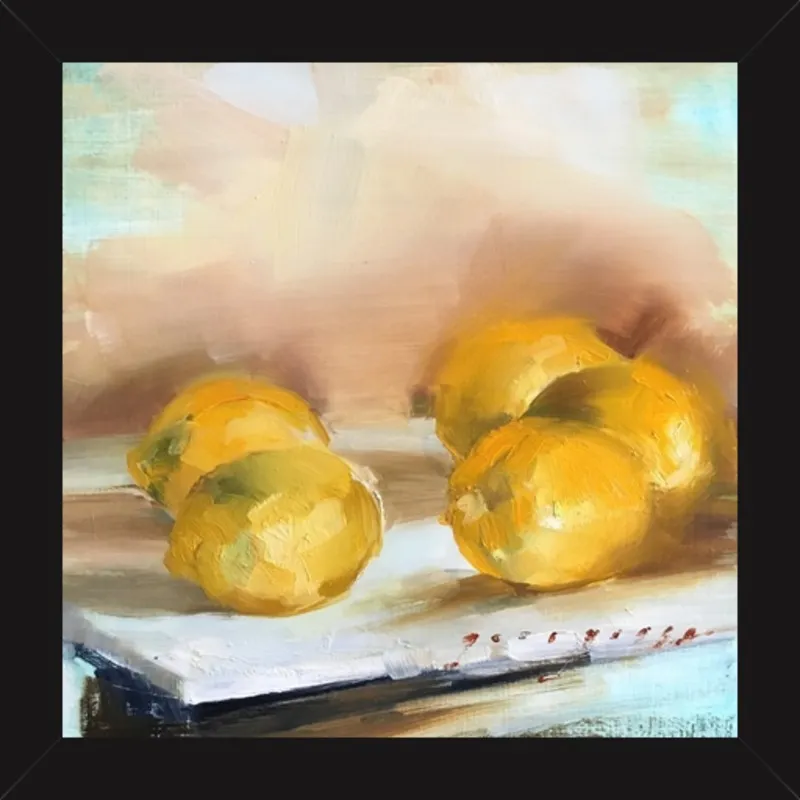 "Lemons" by Georgesse Gomez for Artfully Walls