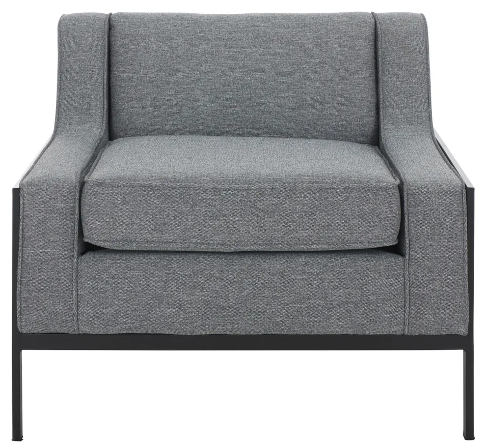 Somerled Accent Chair - Gray / Black