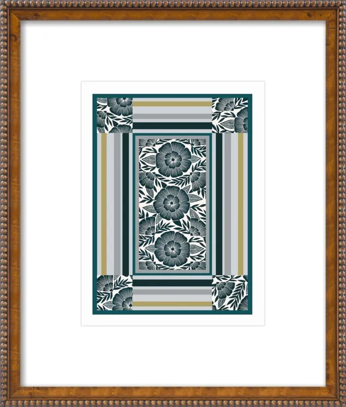 Botanical Frame 1 by Katharine Watson for Artfully Walls