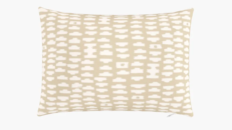 Outdoor 14" x 20" Lumbar Pillow, Sand Odalisque, 14" x 20"