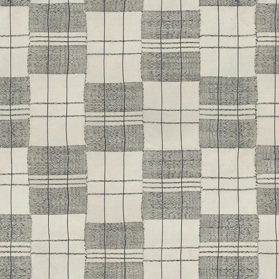 Charcoal Plaid Mossi Wallpaper