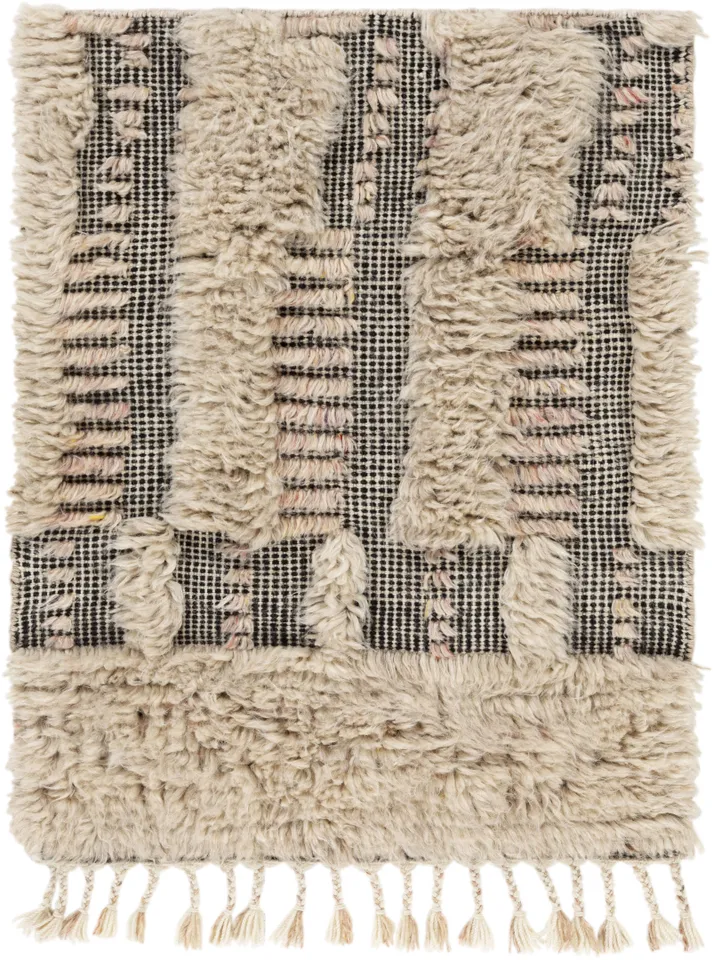 Sahara Beige Indoor 6' x 9' Handmade Rug