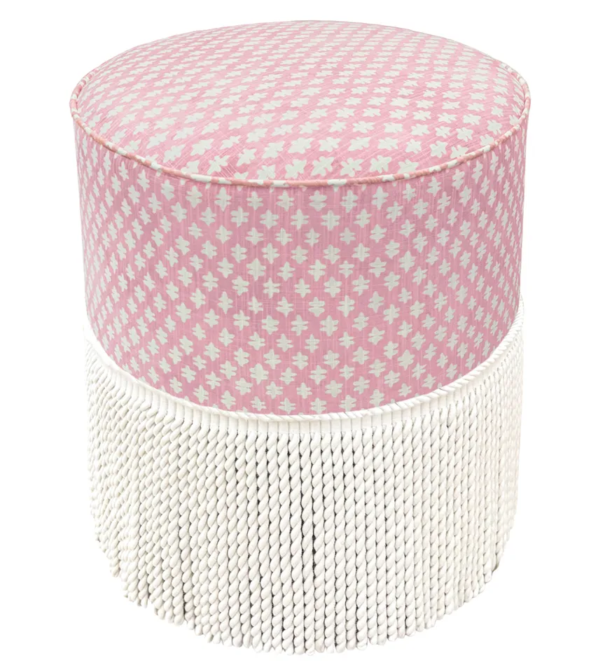 THE TIGHT ROUND OTTOMAN :: TILLY PRINT // BLOSSOM - SWATCH 4" X 4"