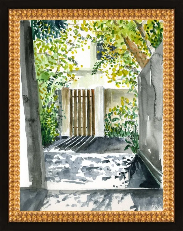 Garden Gate by Miri Eshet for Artfully Walls