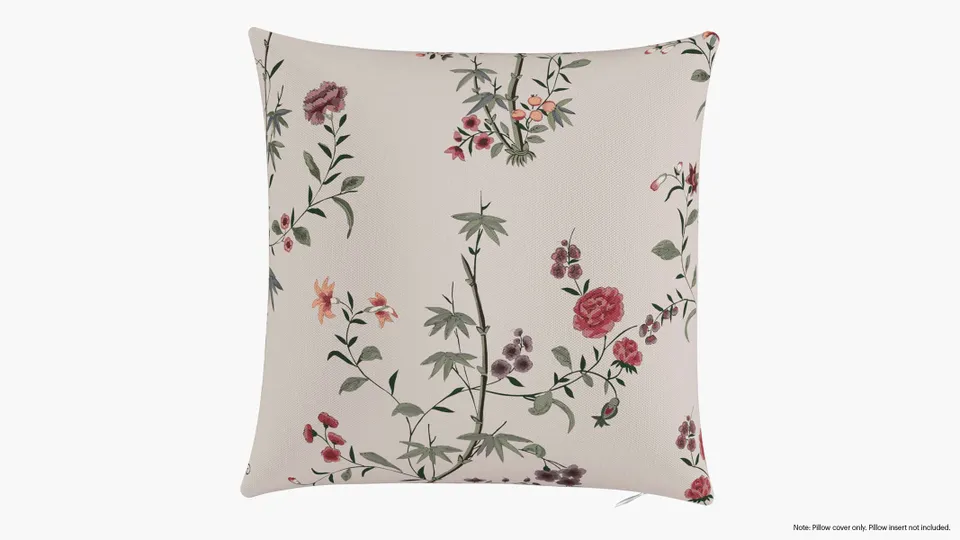Throw Pillow Cover 16", Multi Bamboo Garden, 16" x 16"