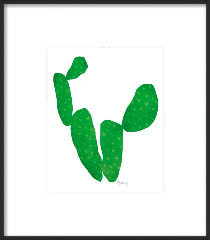 Green Cacti by Kate Roebuck for Artfully Walls
